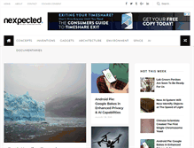 Tablet Screenshot of nexpected.com